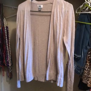Tan old navy cardigan